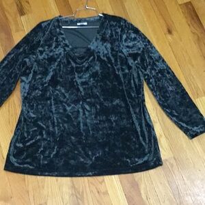 j. jill Crushed velvet tunic top. EUC